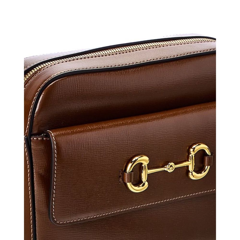 Gucci Horsebit 1955 Leather Shoulder Bag - Picture 3 of 5